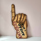 Vintage “Antiques Ahead 1 Mile” Pointing Hand Sign