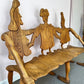 1980 Andrew Willner Three Person Bench/Signed and dated
