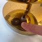 Vintage Brass Space Age Eyeball Lamp