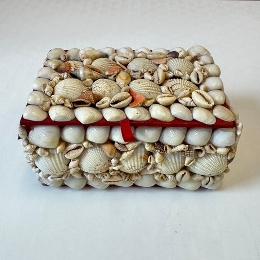 Vintage Shell Encrusted Box