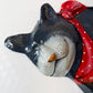 Vintage Large Paper Maché Cat Tray
