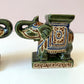 Vintage Chinoiserie Elephant Bookends