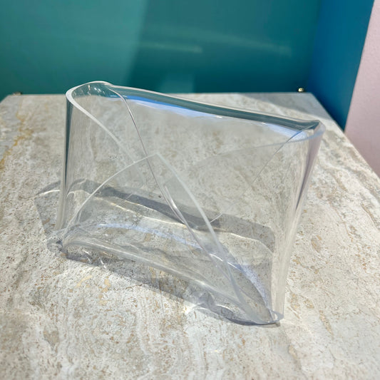 Vintage Lucite Envelope Letter Holder Desk Organizer