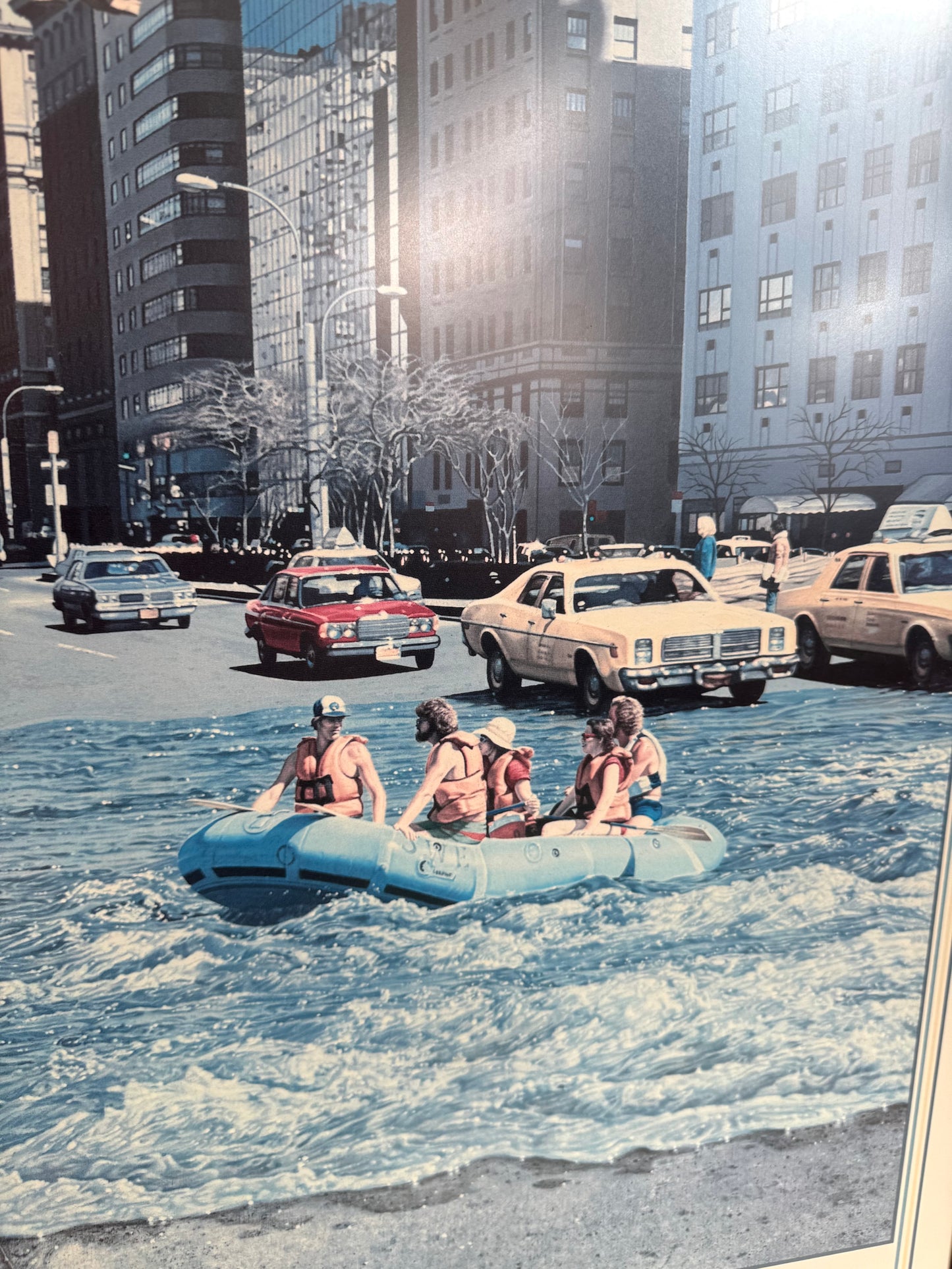Vintage "Urban Development 2" Print Poster by Doug Webb 1985