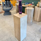 Vintage Square Travertine Pedestal