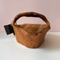 Vintage Hand-Crafted Live Edge Carved Wooden Root Bowl