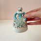 Vintage Ceramic Spanish Folk Art Lady Dinner Bell
