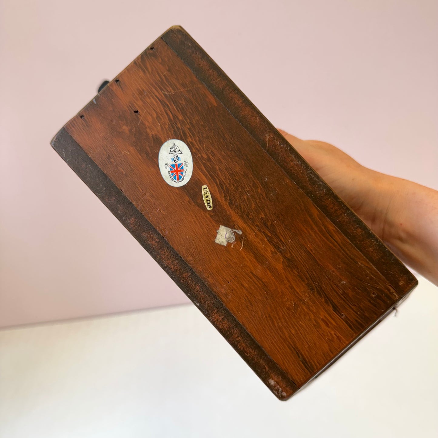 Vintage Wooden Goose Storage Box/Bookend