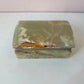 Vintage Green Onyx Hinged Box