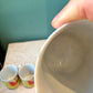 Vintage 1979 Fitz & Floyd "Parrot-in-Ring" Ceramic Coffee Mugs - Set of 4
