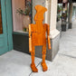 Vintage Extra Large Articulating Wooden Man
