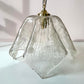 Vintage Mazzega Style Murano Glass Handkerchief Pendant Light Fixture