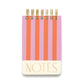 Notes Chunky Notepad - Stripes