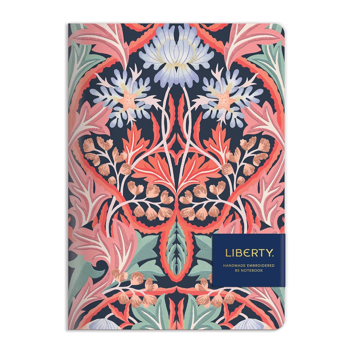 Liberty Handmade Embroidered Journal Notebook