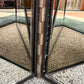 *ON HOLD. Vintage 4 Panel Chevron Mirrored Screen/Room Divider