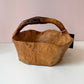 Vintage Hand-Crafted Live Edge Carved Wooden Root Bowl