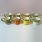Vintage Set of 4 Ceramic Vegetable Mugs by Fitz & Floyd