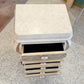 1980’s Tessellated Stone Chest of Drawers/Jewelry Armoir by Renoir Designs