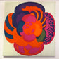 1960's "August Flower" Japanese Textile Art by Hiroshi Awatsuji