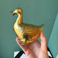 Vintage Brass Duck