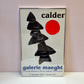 Vintage 1970's Framed Calder Exhibition Poster