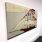 1970’s Sailboat Textile Art by Howard Smith for Vallila of Finland