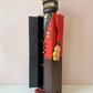 Vintage Folk Art Wooden Captain Cabinet