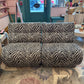 Vintage Zebra Modular Sectional Sofa/Slipper Chair Sold Per Piece