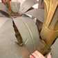Vintage Tommaso Barbi Style Hollywood Regency Brass Palm Tree Sculpture