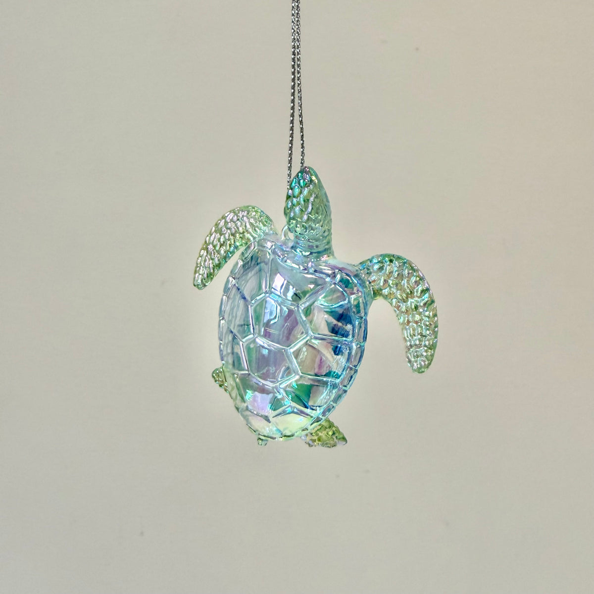 Iridescent Acrylic Turtle Ornament