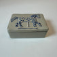 Vintage Folk Art Stoneware Horse Box