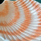 Vintage Large Hand Painted Clam Shell Serving Bowl by Cardinal Inc.