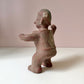 Vintage Mid-Century Handcrafted Aztec-Style Clay Warrior Sculpture