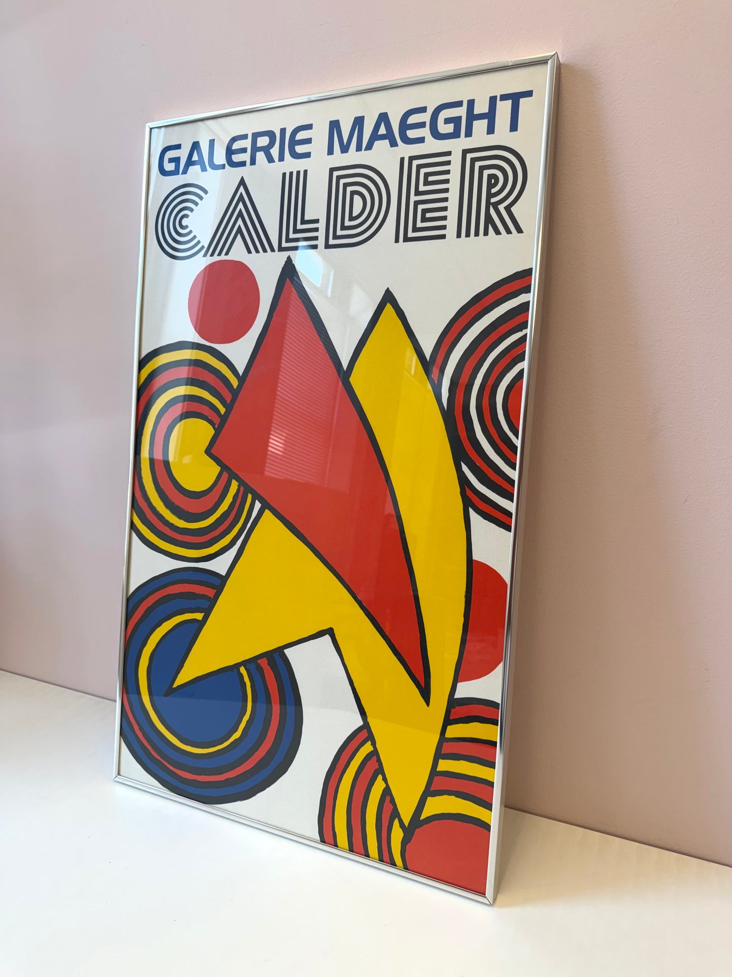 Vintage Framed 1973 Alexander Calder Maeght Poster/Lithograph