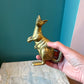 Vintage Brass Kangaroo Statue