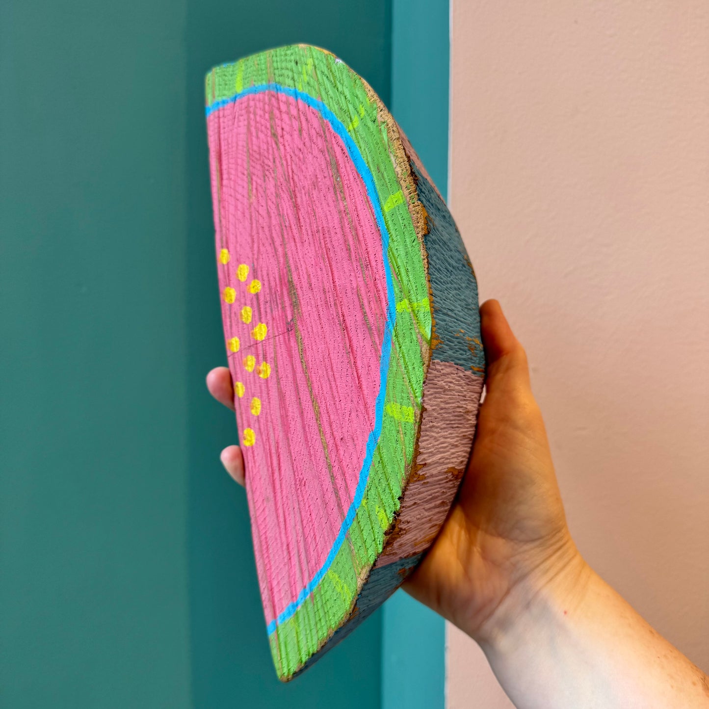 Vintage Folk Art Watermelon Slice by Kohm