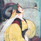 Vintage Framed Vogue Cover Poster (as is)