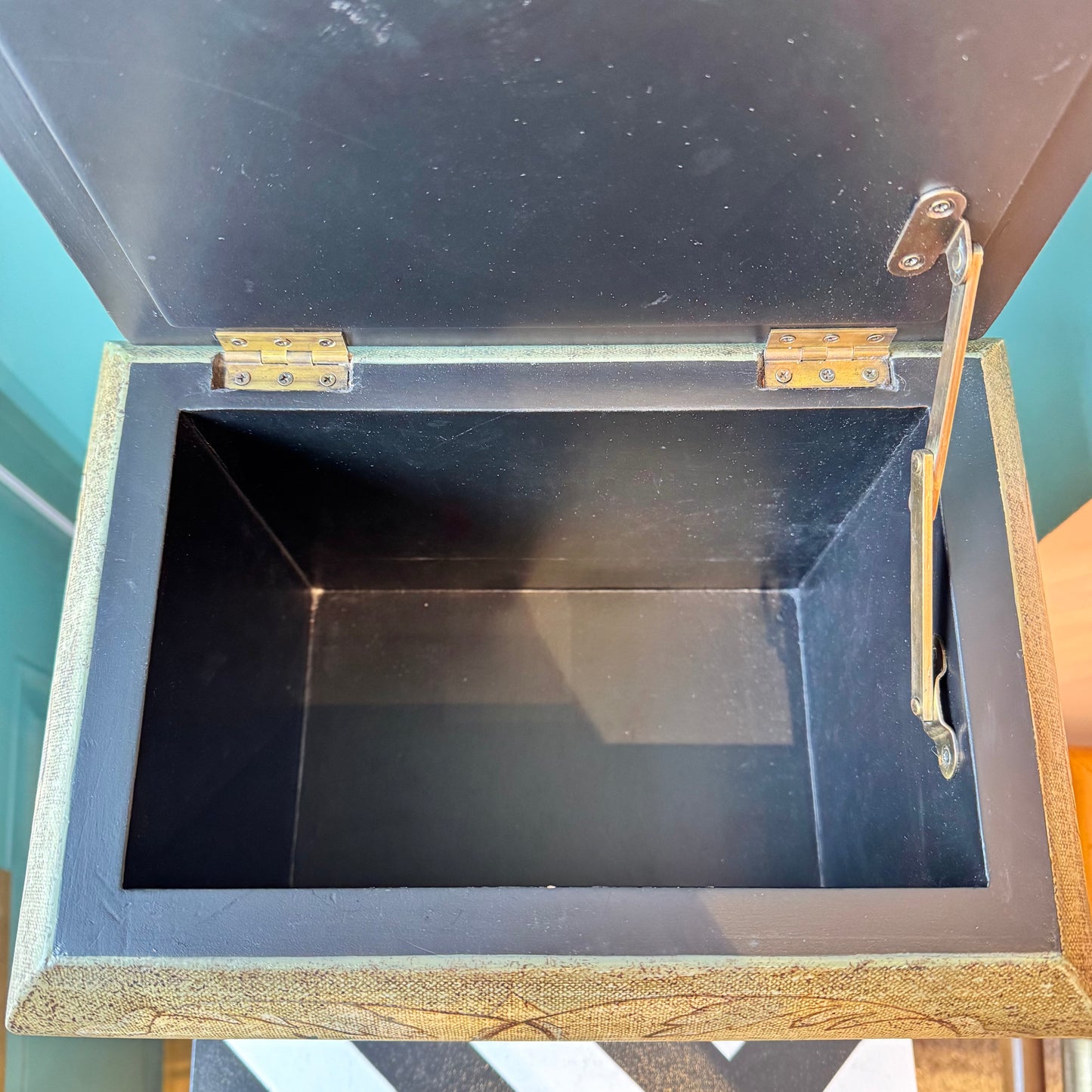 Vintage French Inspired Claw Footed Storage Box