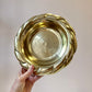 Vintage Solid Brass Catchall Dish