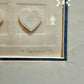 Vintage Embossed Paper Collage “Somebody Stole My Heart” Framed Artwork by Salazar 1977