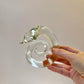 Vintage Baccarat Style Crystal Coiled Snake Figurine Paperweight