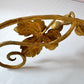 Vintage Gold Gilt Metal Ivy Leaf Bottle Holder