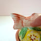 Vintage GEO Paris Ceramic Salmon Tureen Dish (as is)