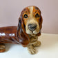 Vintage Mid-Century Extra Large Basset Hound Sculpture
