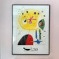 Vintage Framed Poster Titled "Et Fixe Les Cheveaux" by Joan Miró