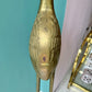 Pair of Extra Large Vintage Brass Crane Birds