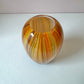 Vintage Multi-Color Feathered Glass Vase