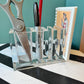 Vintage Lucite Guzzini Letter and Pen Desk Organizer