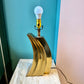 1970’s Pierre Cardin Style Brass Lamp