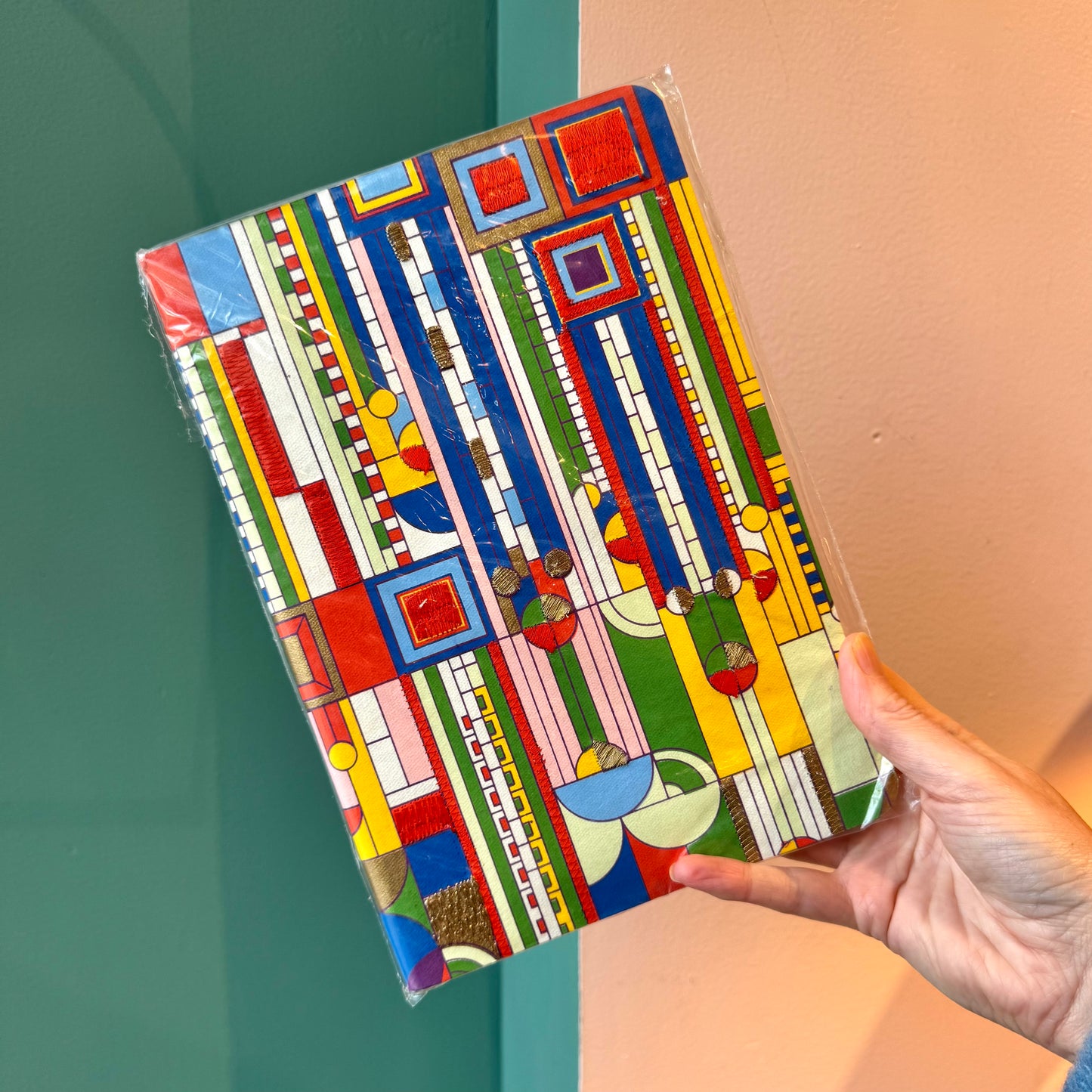 Frank Lloyd Wright Saguaro Cactus and Forms Handmade Journal/Notebook